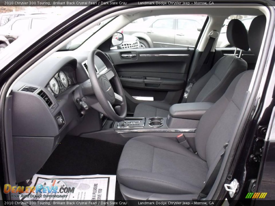 2010 Chrysler 300 Touring Brilliant Black Crystal Pearl / Dark Slate Gray Photo #6