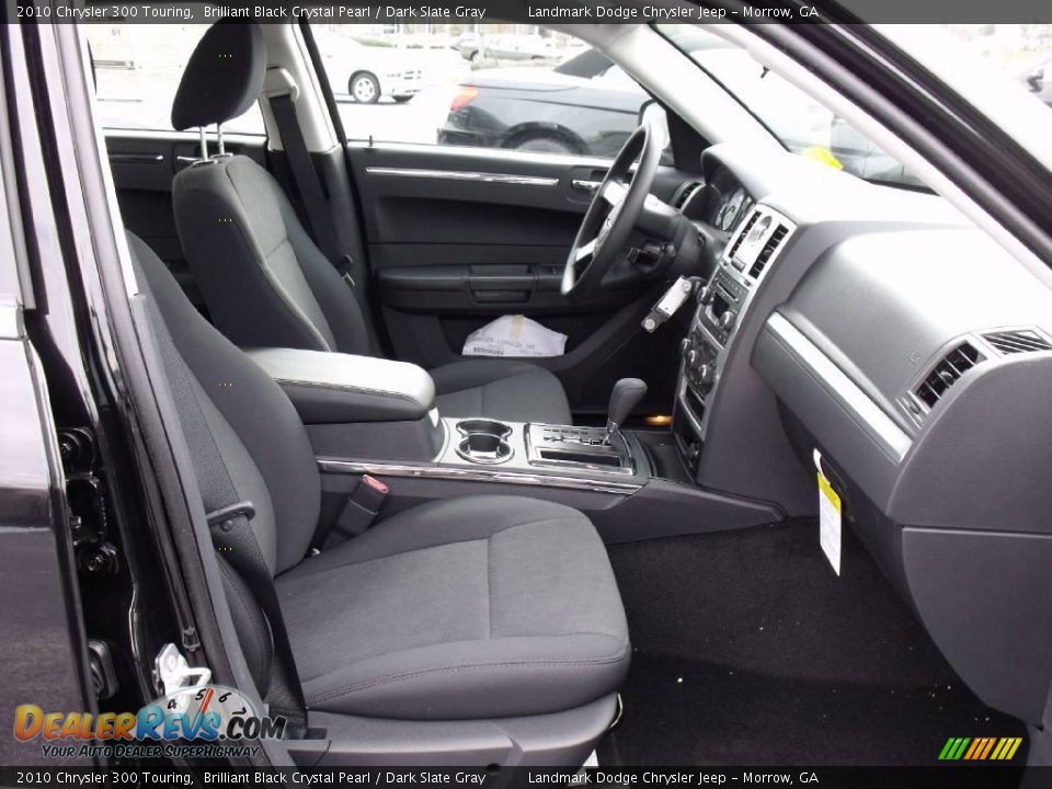 2010 Chrysler 300 Touring Brilliant Black Crystal Pearl / Dark Slate Gray Photo #10