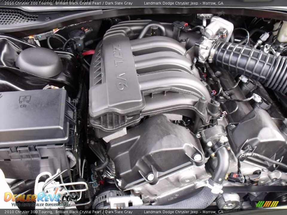 2010 Chrysler 300 Touring Brilliant Black Crystal Pearl / Dark Slate Gray Photo #13