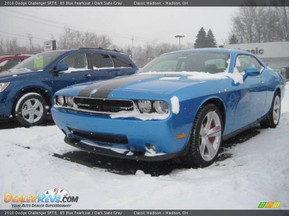 2010 Dodge Challenger SRT8 B5 Blue Pearlcoat / Dark Slate Gray Photo #1