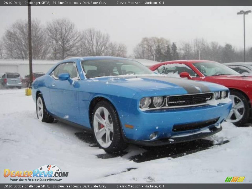 2010 Dodge Challenger SRT8 B5 Blue Pearlcoat / Dark Slate Gray Photo #3