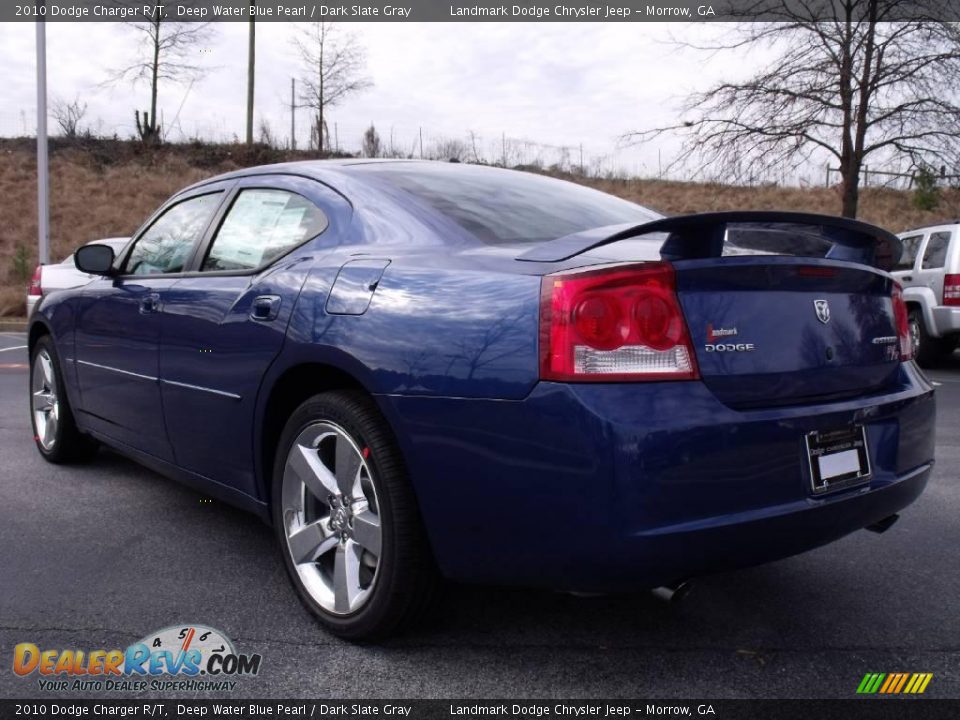 2010 Dodge Charger R/T Deep Water Blue Pearl / Dark Slate Gray Photo #2