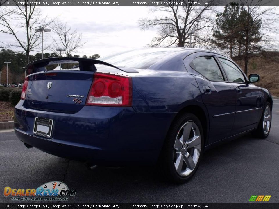 2010 Dodge Charger R/T Deep Water Blue Pearl / Dark Slate Gray Photo #3