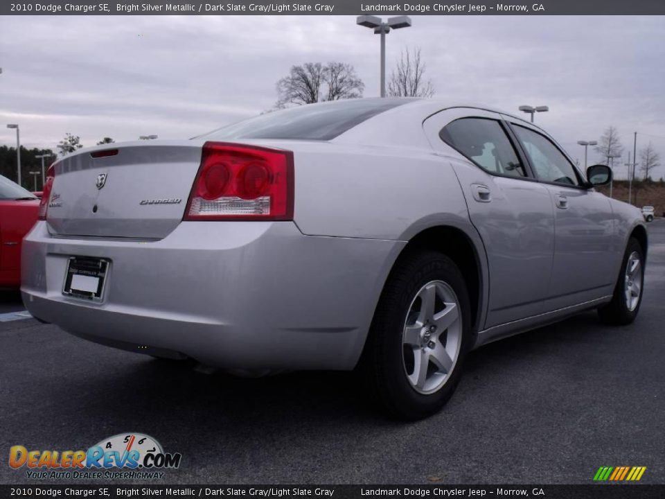 2010 Dodge Charger SE Bright Silver Metallic / Dark Slate Gray/Light Slate Gray Photo #3