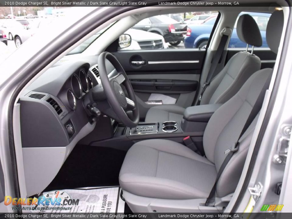 2010 Dodge Charger SE Bright Silver Metallic / Dark Slate Gray/Light Slate Gray Photo #6