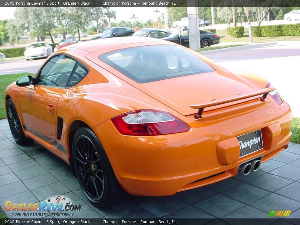 2008 Porsche Cayman S Sport Orange / Black Photo #5