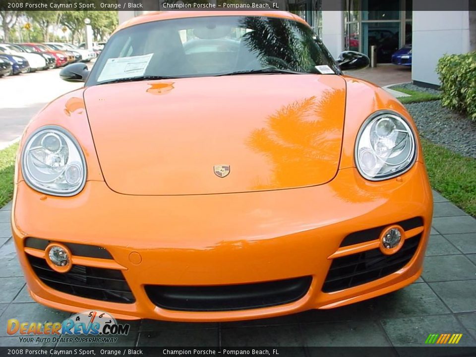 2008 Porsche Cayman S Sport Orange / Black Photo #7