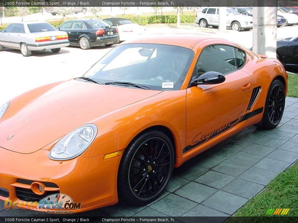 2008 Porsche Cayman S Sport Orange / Black Photo #8