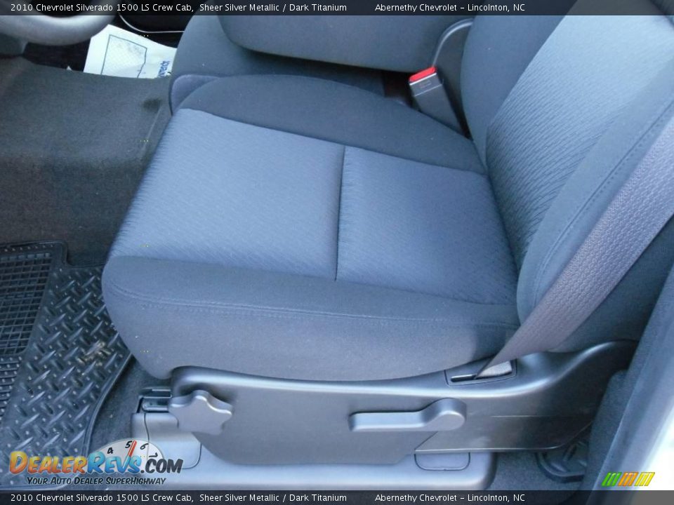 2010 Chevrolet Silverado 1500 LS Crew Cab Sheer Silver Metallic / Dark Titanium Photo #8