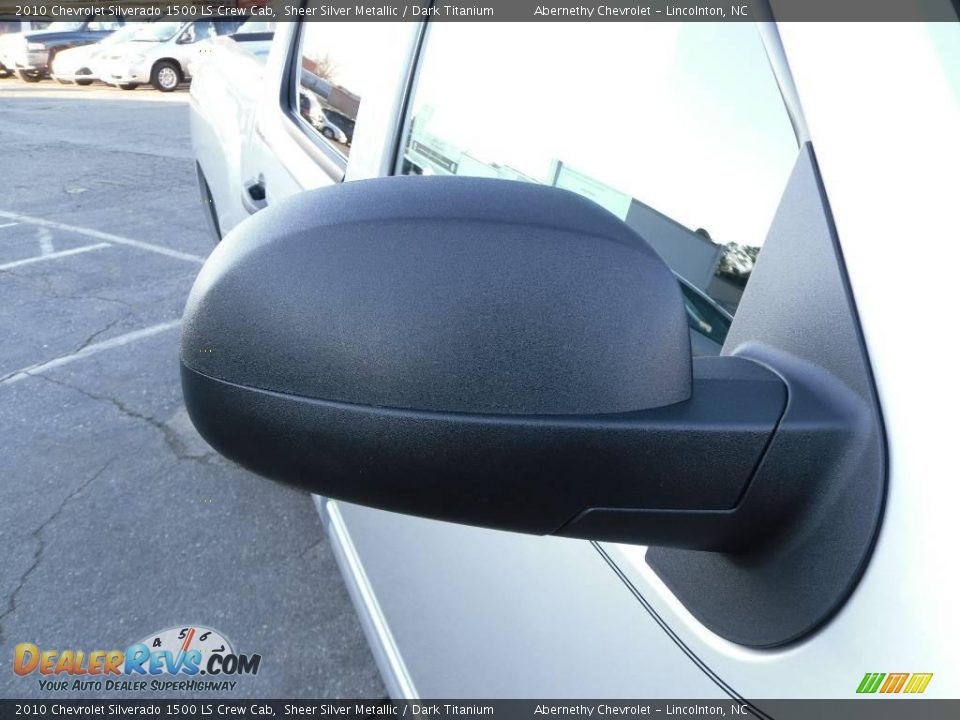 2010 Chevrolet Silverado 1500 LS Crew Cab Sheer Silver Metallic / Dark Titanium Photo #17
