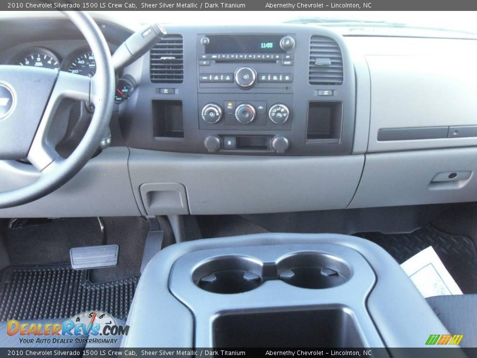2010 Chevrolet Silverado 1500 LS Crew Cab Sheer Silver Metallic / Dark Titanium Photo #21