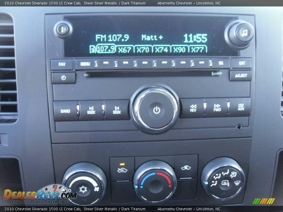 2010 Chevrolet Silverado 1500 LS Crew Cab Sheer Silver Metallic / Dark Titanium Photo #22