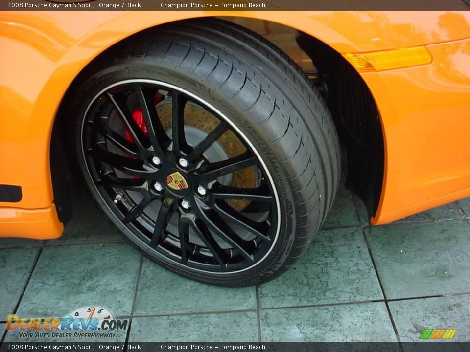 2008 Porsche Cayman S Sport Orange / Black Photo #16