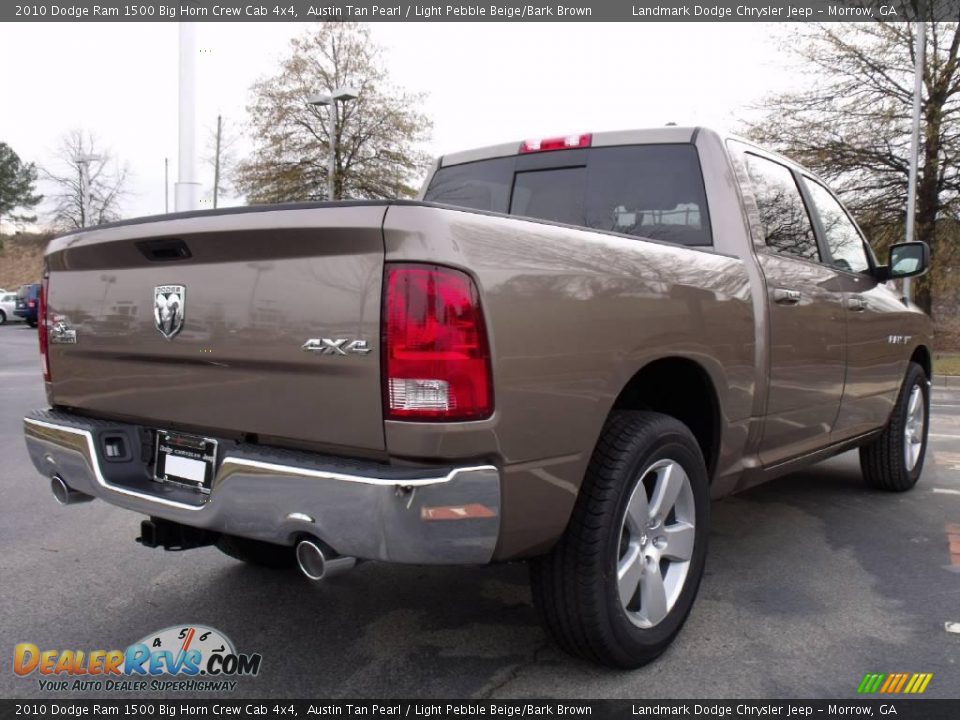 2010 Dodge Ram 1500 Big Horn Crew Cab 4x4 Austin Tan Pearl / Light Pebble Beige/Bark Brown Photo #3