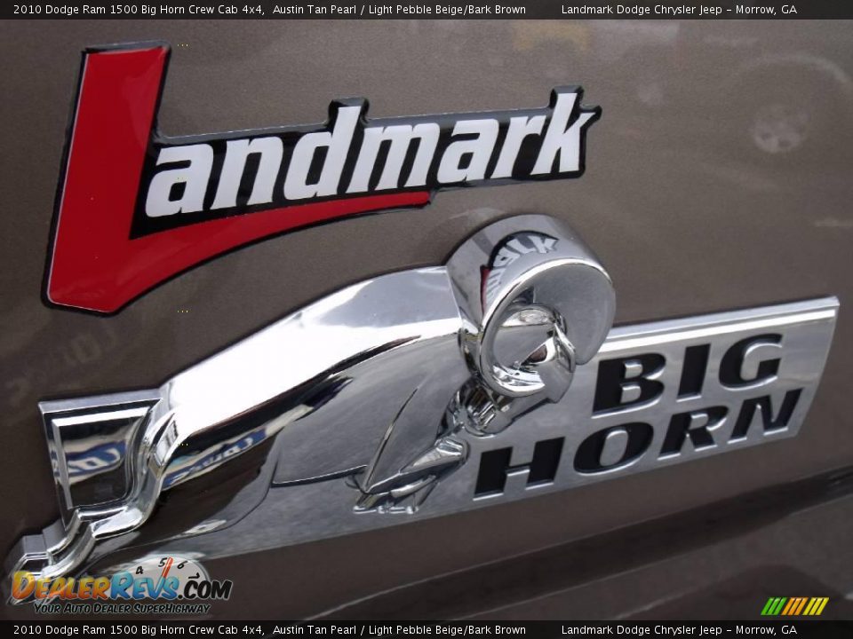 2010 Dodge Ram 1500 Big Horn Crew Cab 4x4 Austin Tan Pearl / Light Pebble Beige/Bark Brown Photo #9
