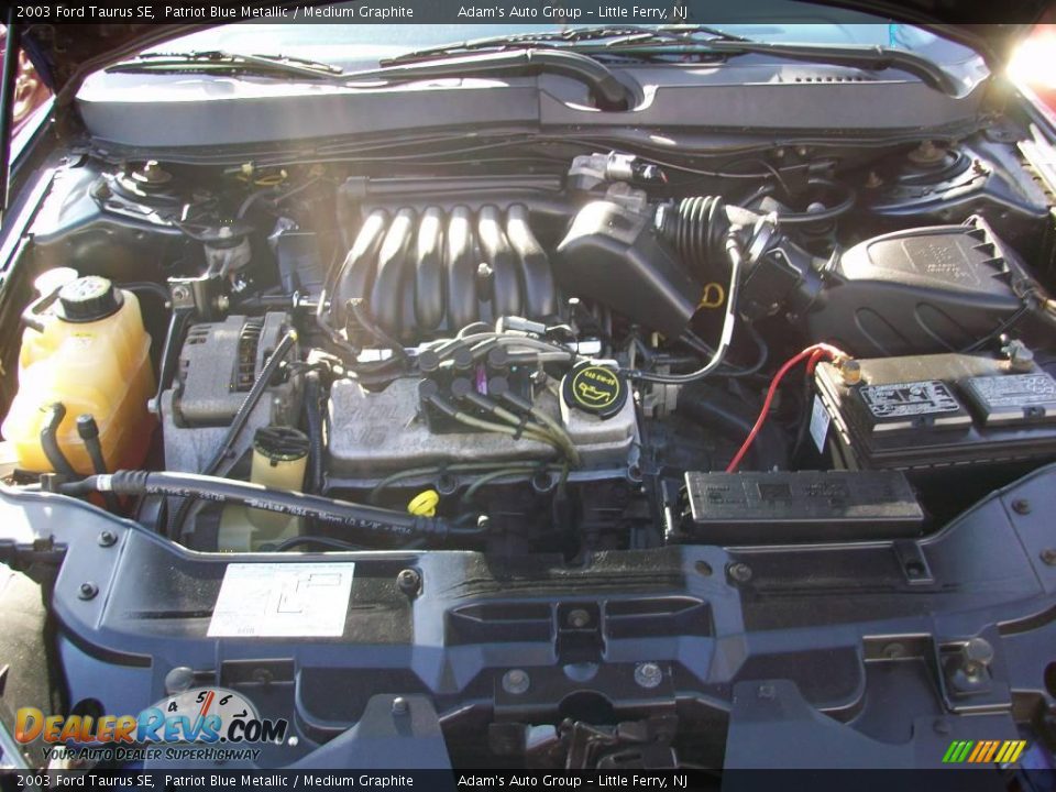 2003 Ford Taurus SE Patriot Blue Metallic / Medium Graphite Photo #18