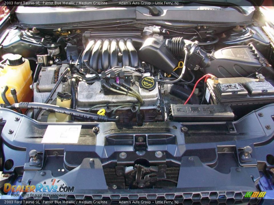 2003 Ford Taurus SE Patriot Blue Metallic / Medium Graphite Photo #19