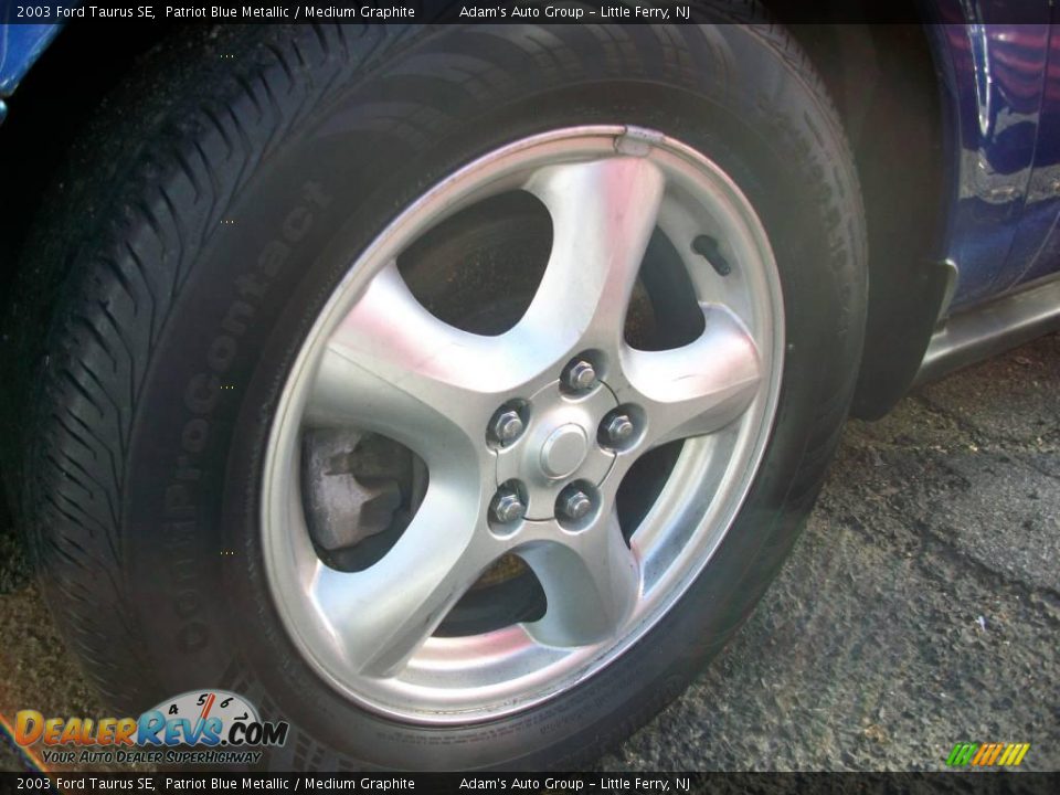 2003 Ford Taurus SE Patriot Blue Metallic / Medium Graphite Photo #20