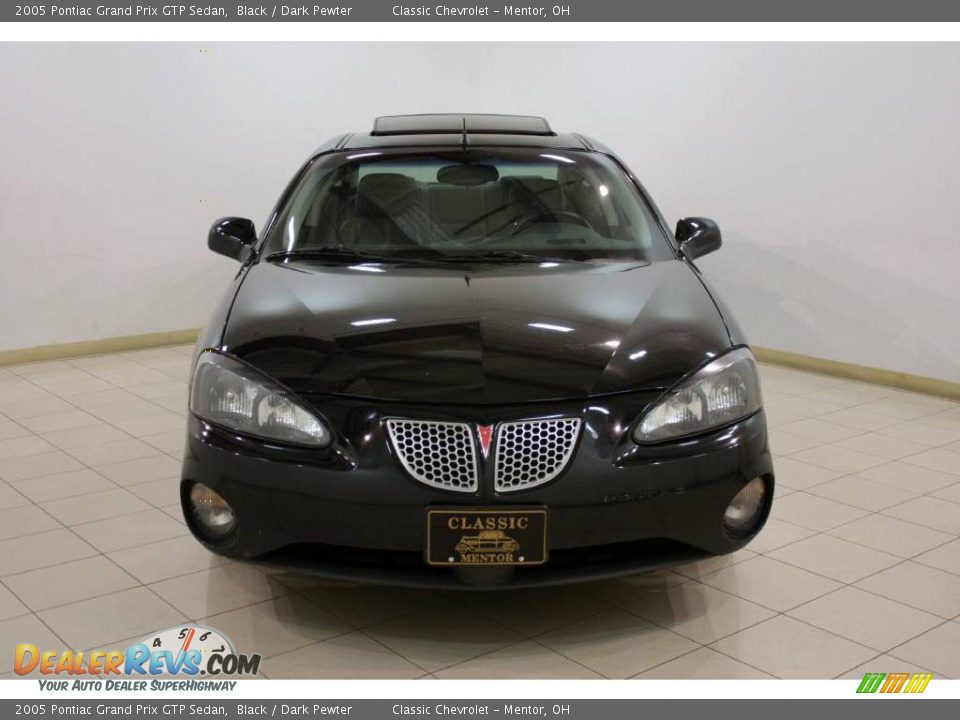 2005 Pontiac Grand Prix GTP Sedan Black / Dark Pewter Photo #2