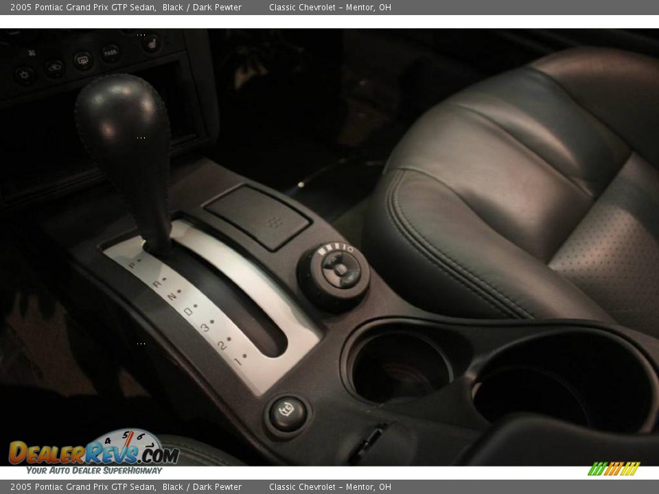 2005 Pontiac Grand Prix GTP Sedan Black / Dark Pewter Photo #18