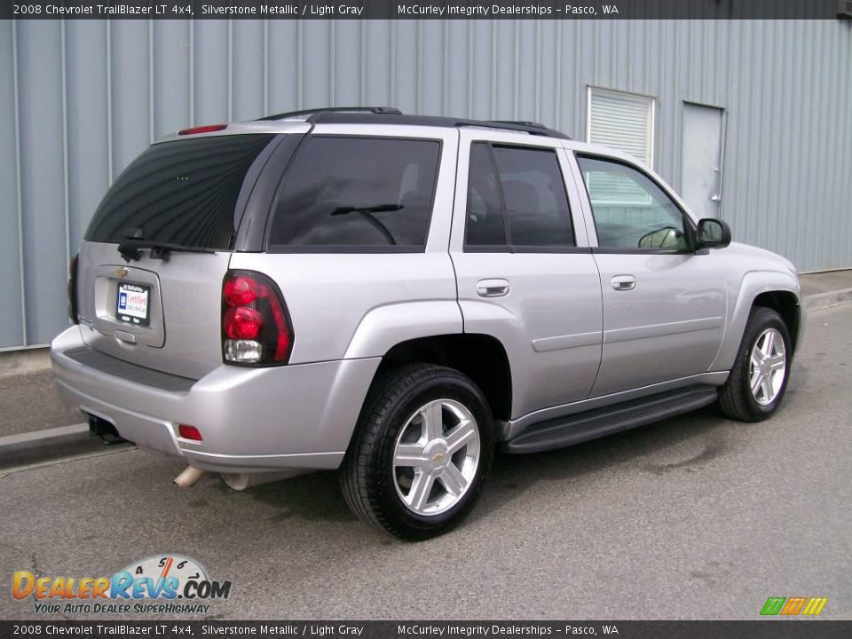 2008 Chevrolet TrailBlazer LT 4x4 Silverstone Metallic / Light Gray Photo #3