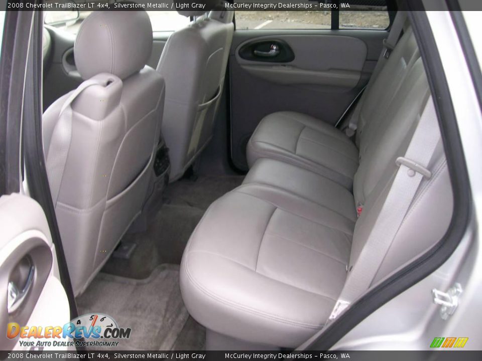 2008 Chevrolet TrailBlazer LT 4x4 Silverstone Metallic / Light Gray Photo #6