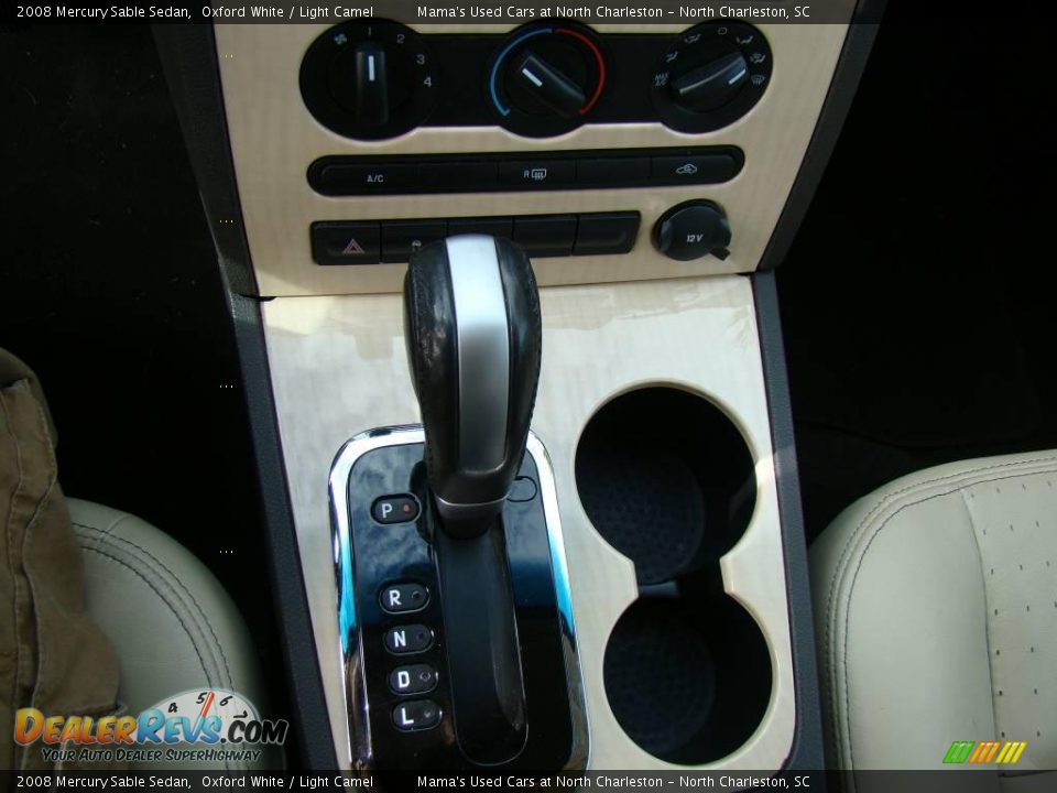 2008 Mercury Sable Sedan Oxford White / Light Camel Photo #20