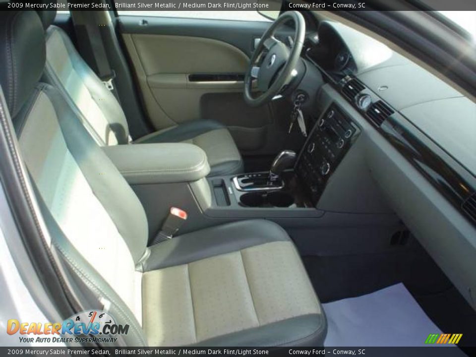 2009 Mercury Sable Premier Sedan Brilliant Silver Metallic / Medium Dark Flint/Light Stone Photo #18