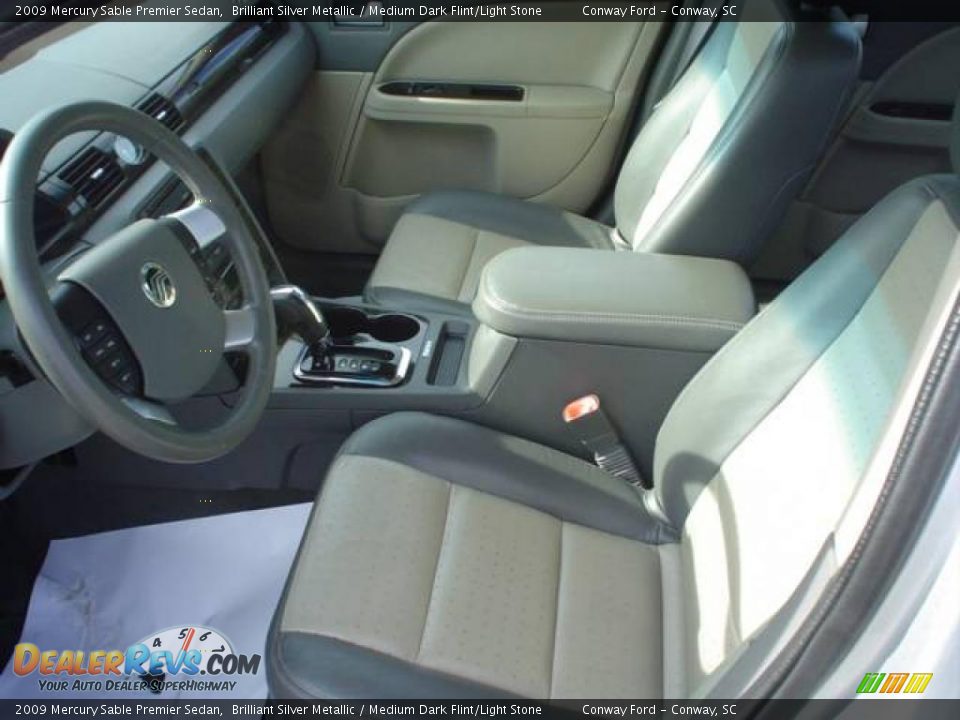 2009 Mercury Sable Premier Sedan Brilliant Silver Metallic / Medium Dark Flint/Light Stone Photo #21