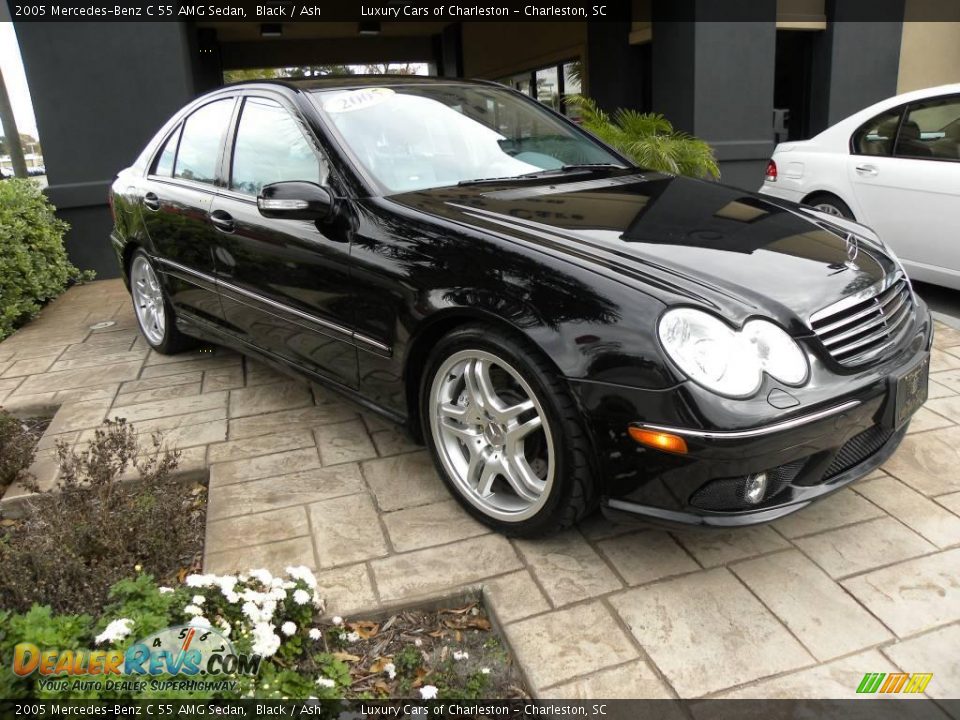 2005 Mercedes-Benz C 55 AMG Sedan Black / Ash Photo #1