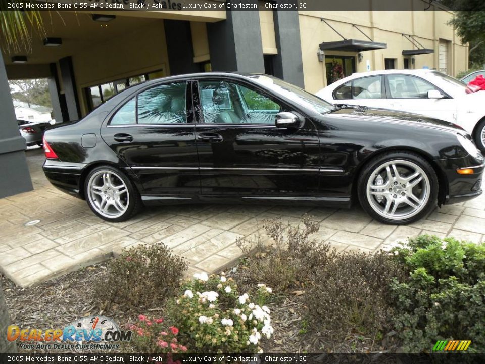 2005 Mercedes-Benz C 55 AMG Sedan Black / Ash Photo #2