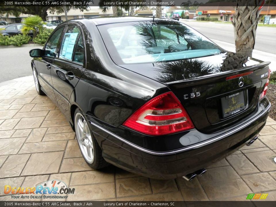 2005 Mercedes-Benz C 55 AMG Sedan Black / Ash Photo #3