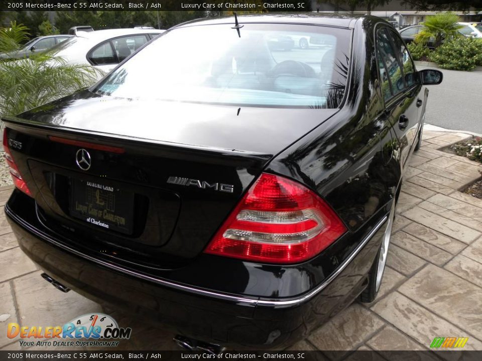 2005 Mercedes-Benz C 55 AMG Sedan Black / Ash Photo #4