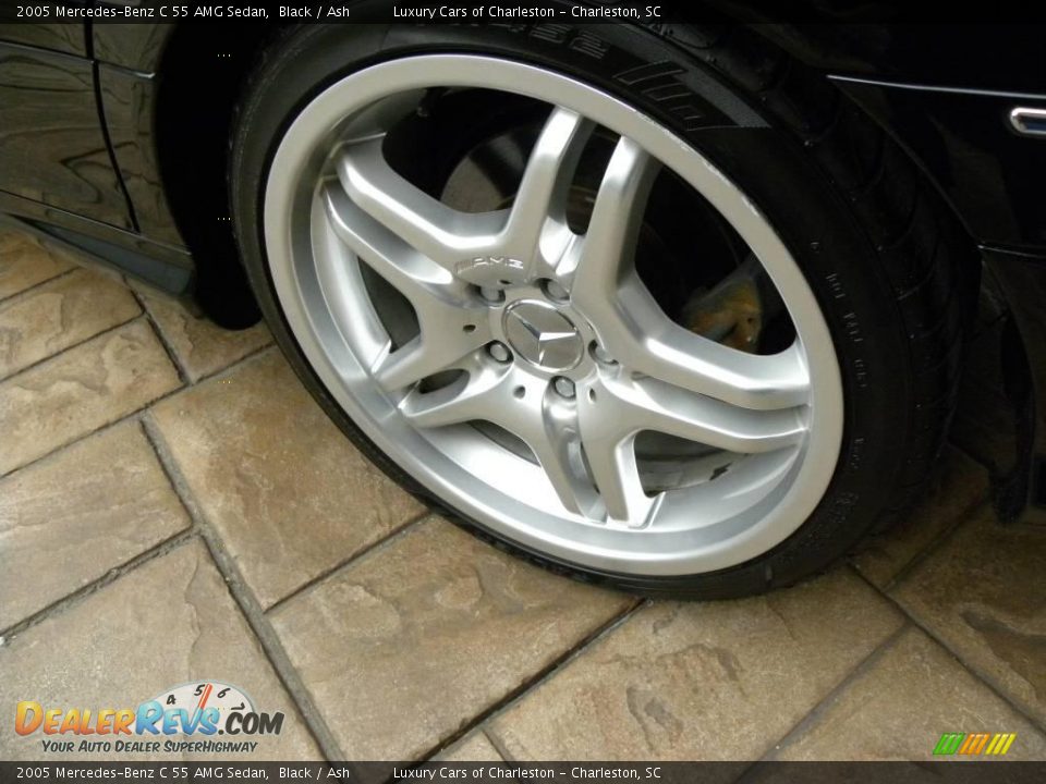 2005 Mercedes-Benz C 55 AMG Sedan Black / Ash Photo #15