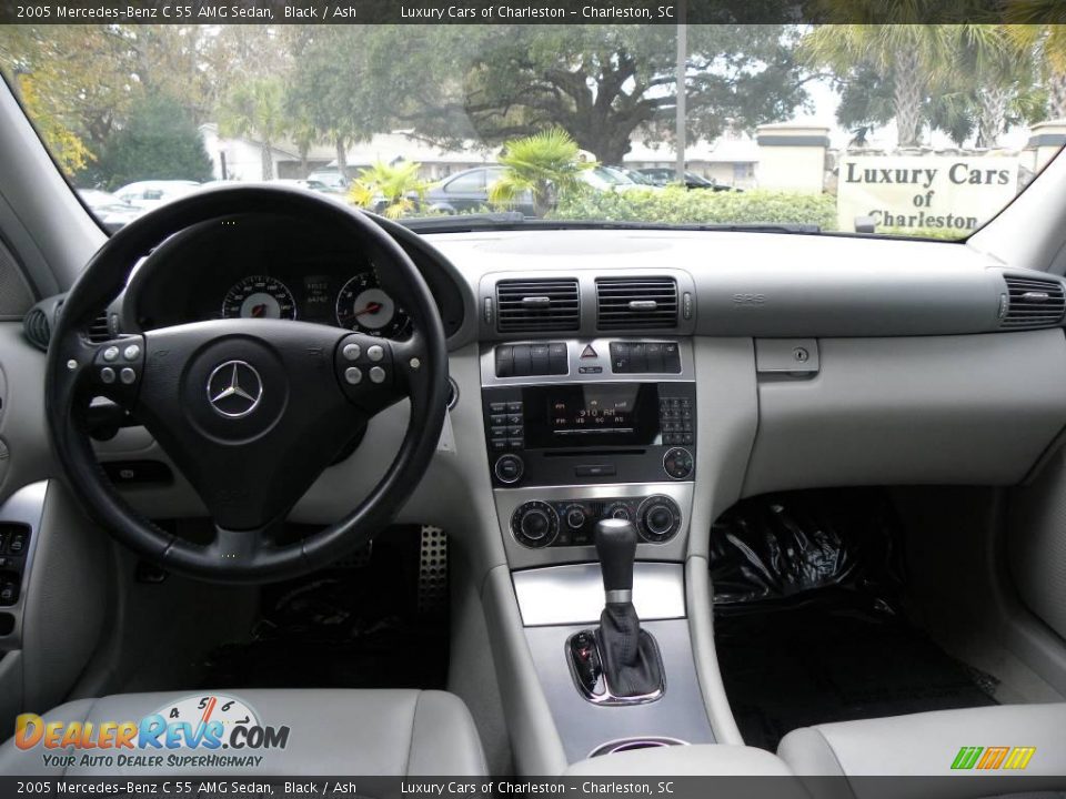 2005 Mercedes-Benz C 55 AMG Sedan Black / Ash Photo #17
