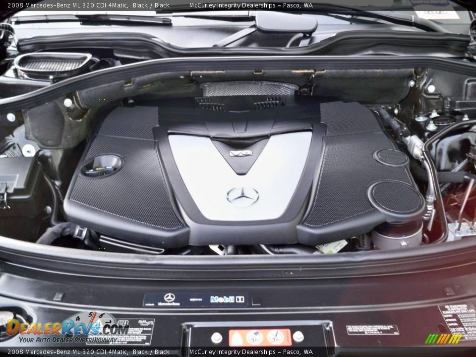 2008 Mercedes-Benz ML 320 CDI 4Matic Black / Black Photo #10