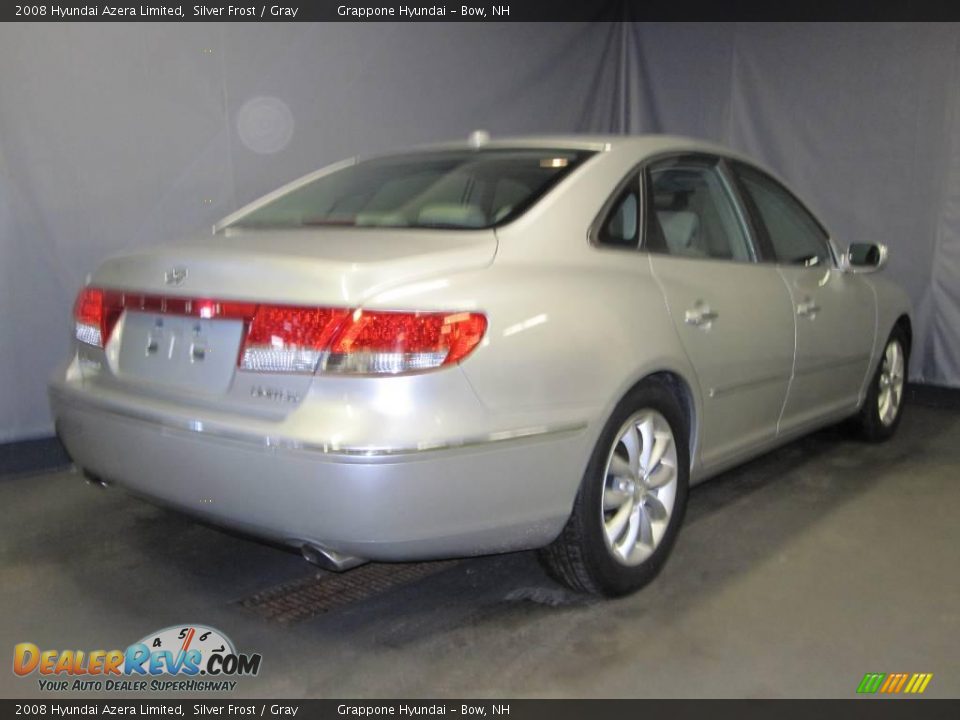 2008 Hyundai Azera Limited Silver Frost / Gray Photo #3