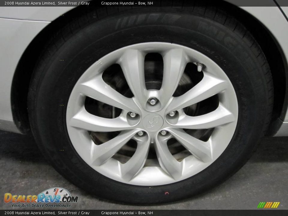 2008 Hyundai Azera Limited Silver Frost / Gray Photo #7