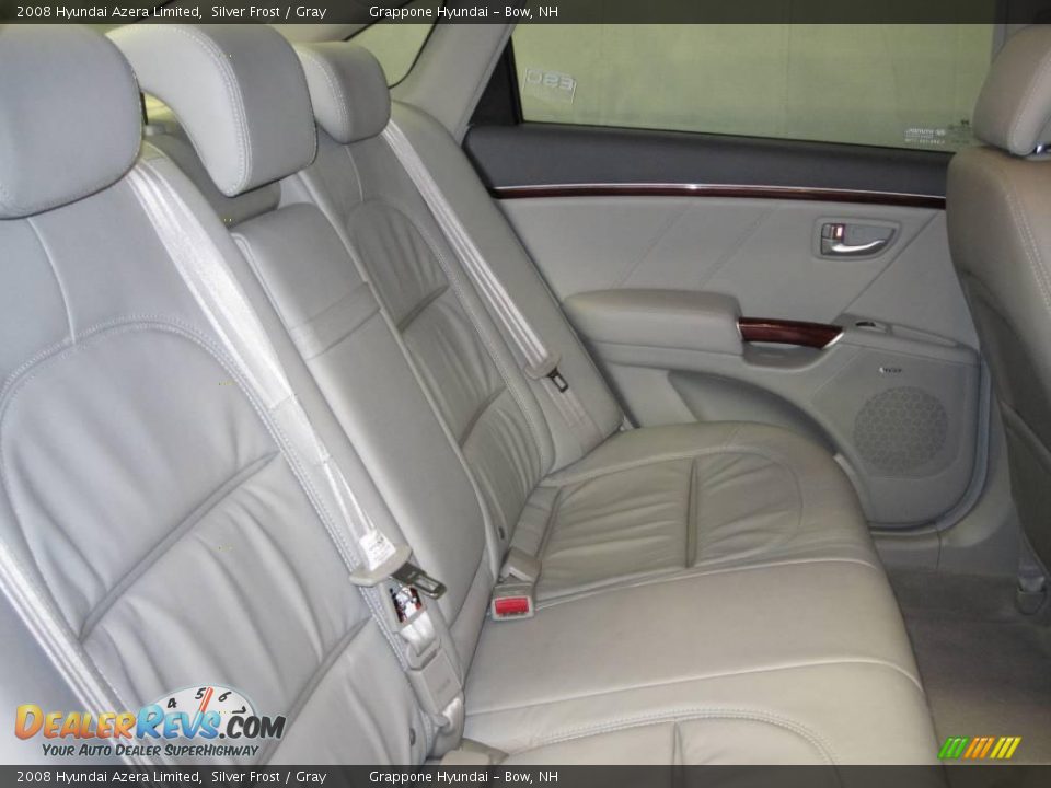 2008 Hyundai Azera Limited Silver Frost / Gray Photo #8