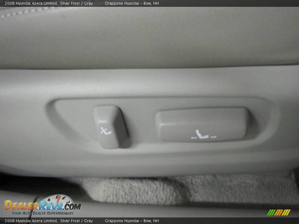 2008 Hyundai Azera Limited Silver Frost / Gray Photo #9