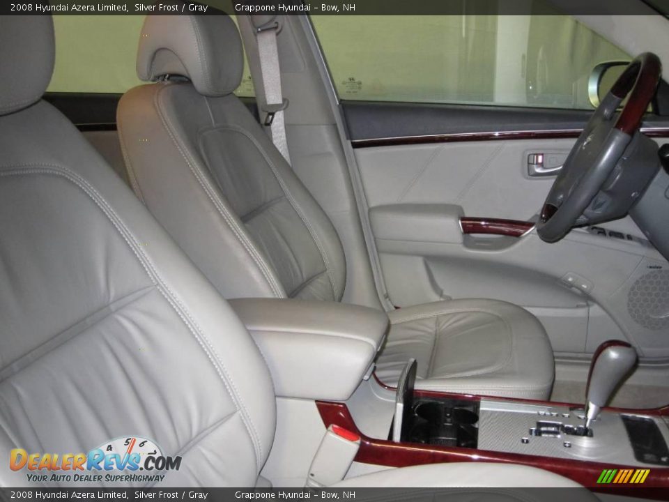 2008 Hyundai Azera Limited Silver Frost / Gray Photo #10