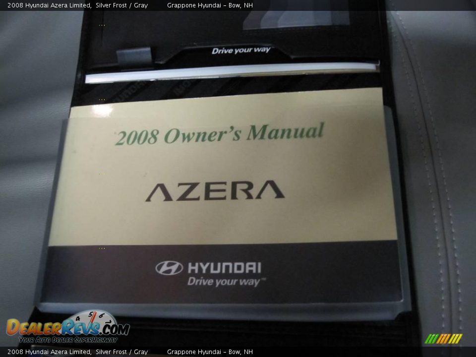 2008 Hyundai Azera Limited Silver Frost / Gray Photo #11