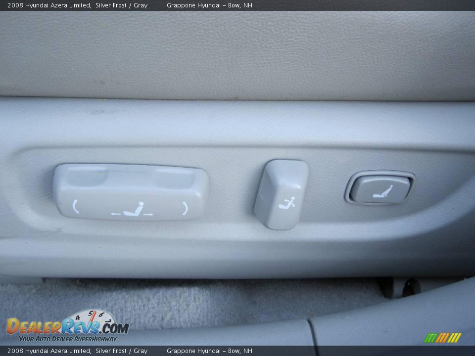 2008 Hyundai Azera Limited Silver Frost / Gray Photo #13