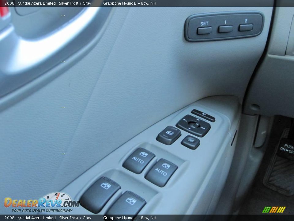 2008 Hyundai Azera Limited Silver Frost / Gray Photo #14