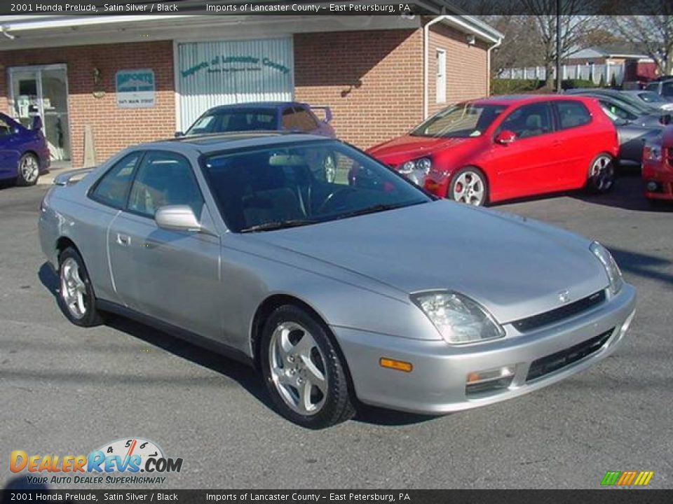 2001 Honda Prelude Satin Silver / Black Photo #1