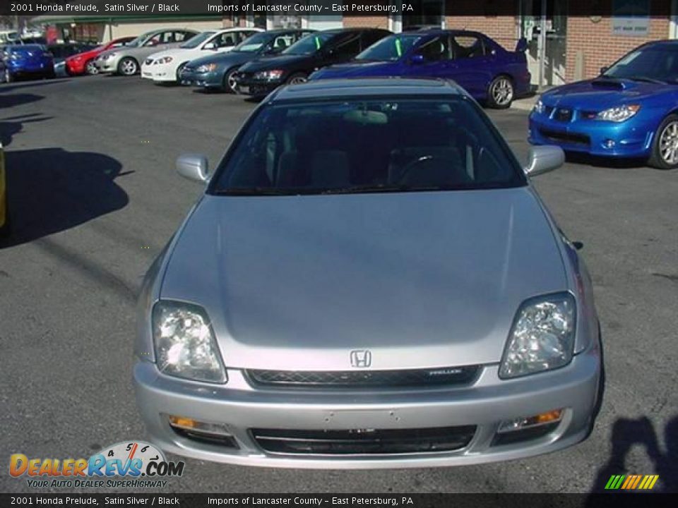 2001 Honda Prelude Satin Silver / Black Photo #2