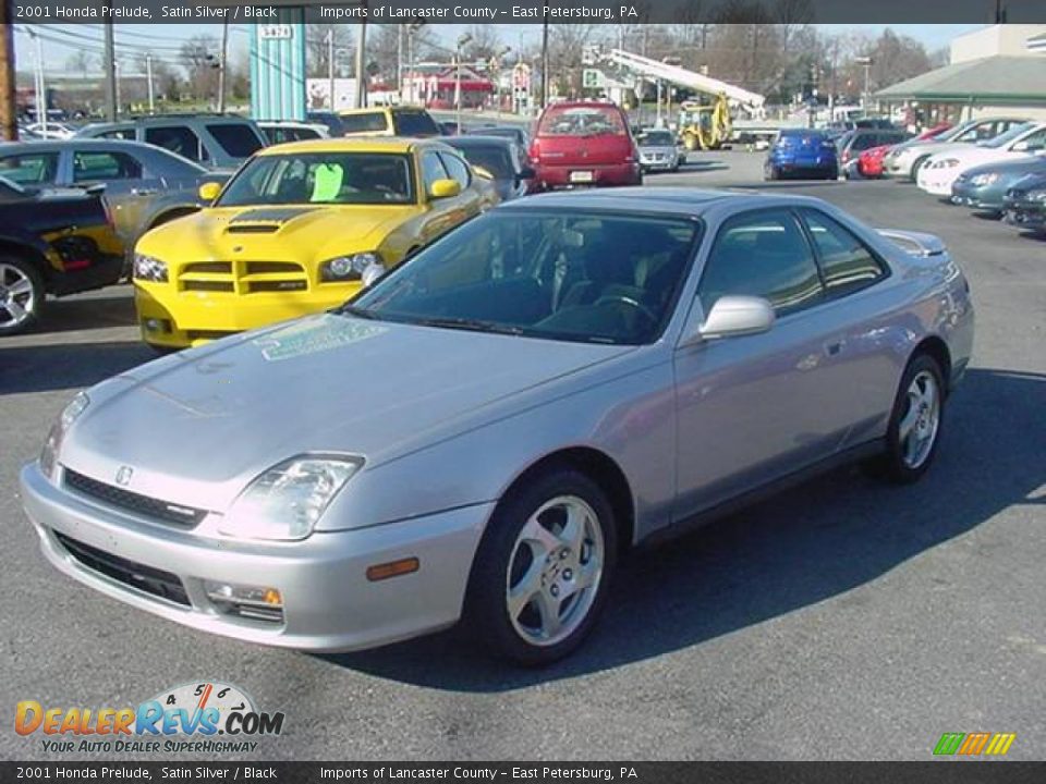 2001 Honda Prelude Satin Silver / Black Photo #3