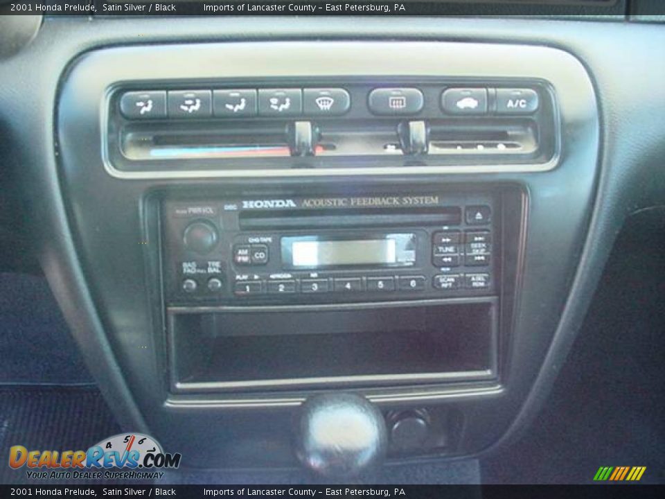 2001 Honda Prelude Satin Silver / Black Photo #9