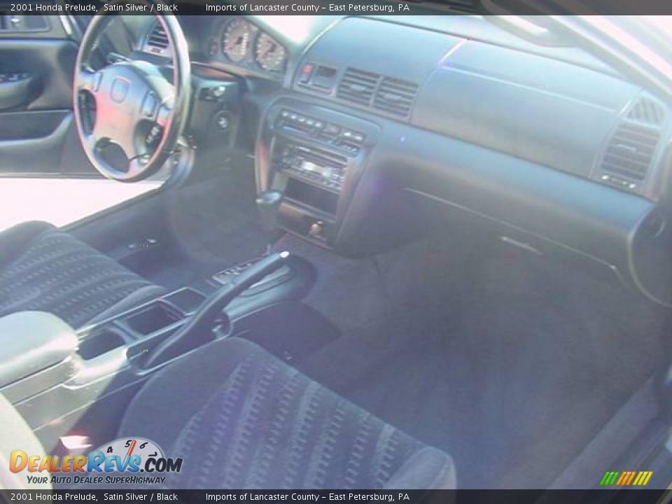 2001 Honda Prelude Satin Silver / Black Photo #11