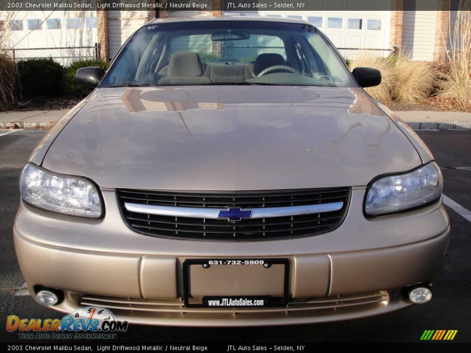 2003 Chevrolet Malibu Sedan Light Driftwood Metallic / Neutral Beige Photo #6